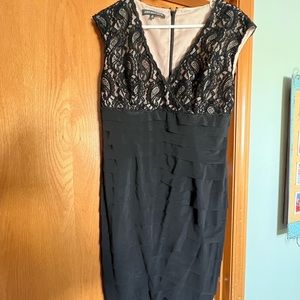 Size 12 black and lace dress